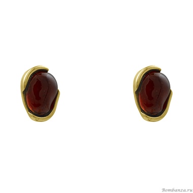 Пусеты Ciclon, DAILA MARRON A230609-02 R/G